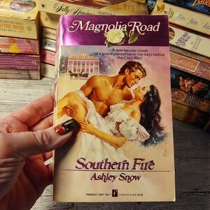Magnolia Road Southern Fire by Ashley Snow Pinnacle Books Romance Novel 1991